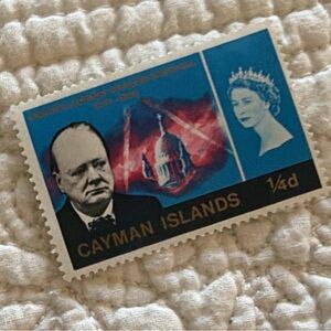 Stamp #14 | Cayman Islands Sir Winston Churchill Stamp